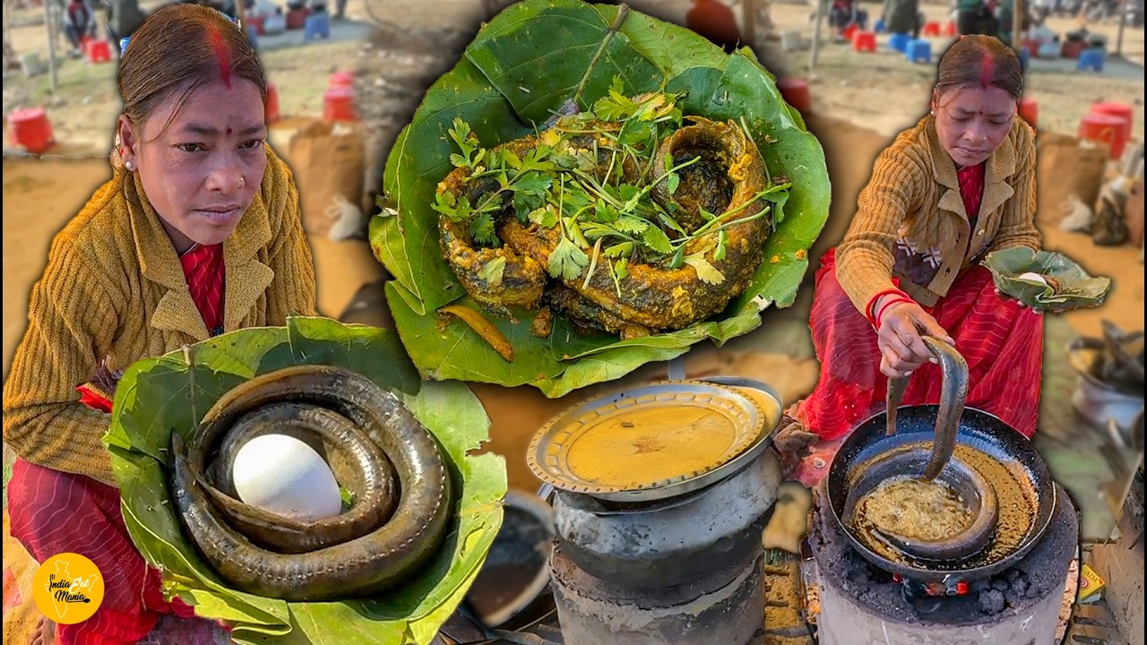 Adivasi Style Dug Dug Snake Fish With Egg Recipe In Ranchi l Ranchi Street Food