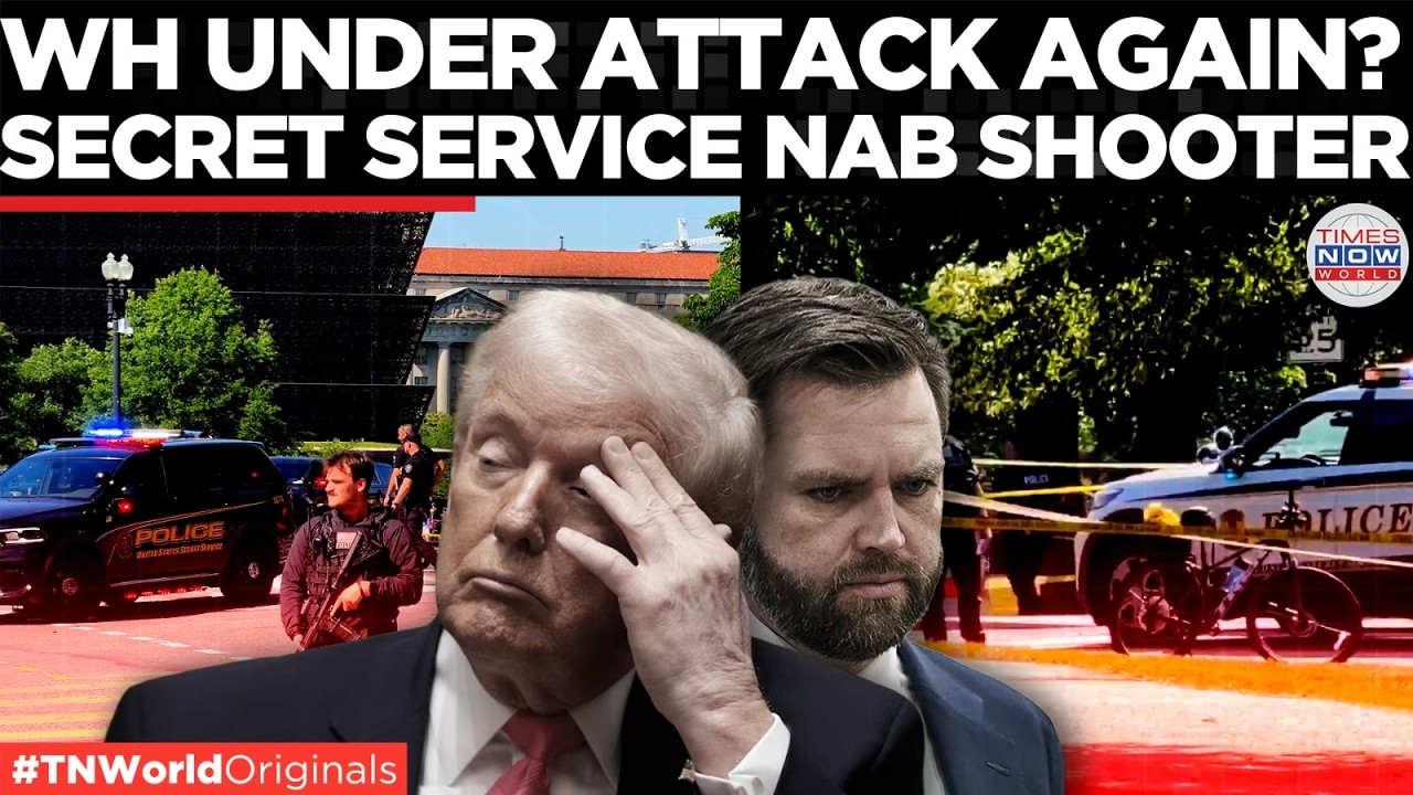 BREAKING: Gunman Opens Fire on Secret Service Near White House, Trump Inside During Lockdown!