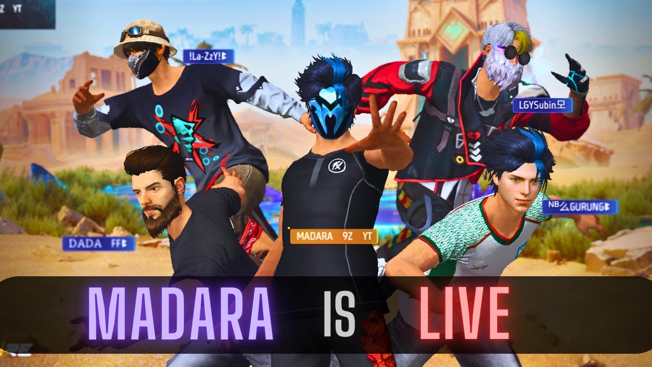 🔴Playing With Subscribers | Madara Is Live  #freefire #freefirelive #madara9z
