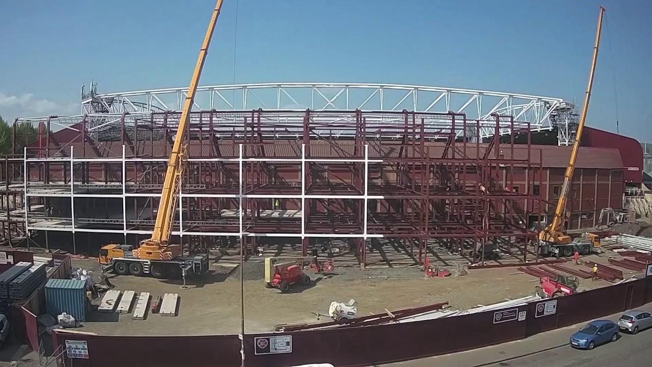 Tynecastle Park Timelapse. February '17 to May '17