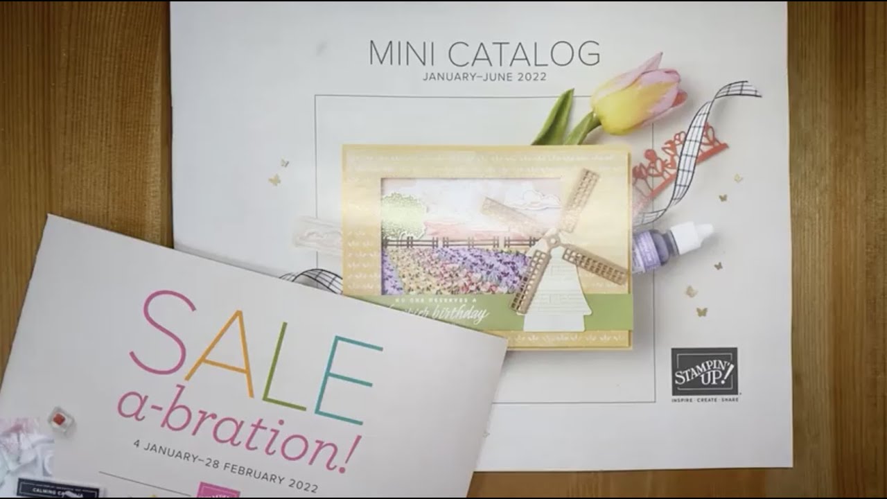 Stampin’ Up! January June 2022 Mini Catalog and Sale a bration Brochure Early Preorder Unboxing!!