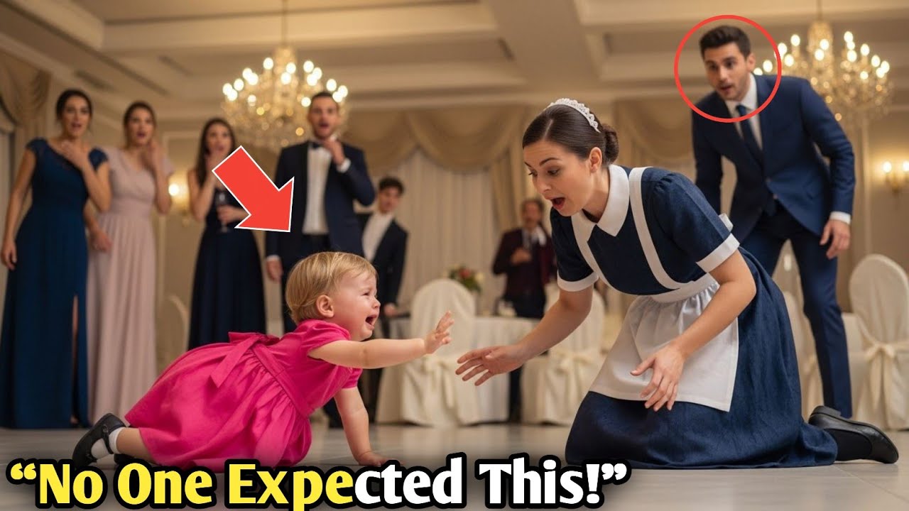 The Billionaire’s Baby Crawled to the Maid at a Party—What Happened Next Shocked Everyone