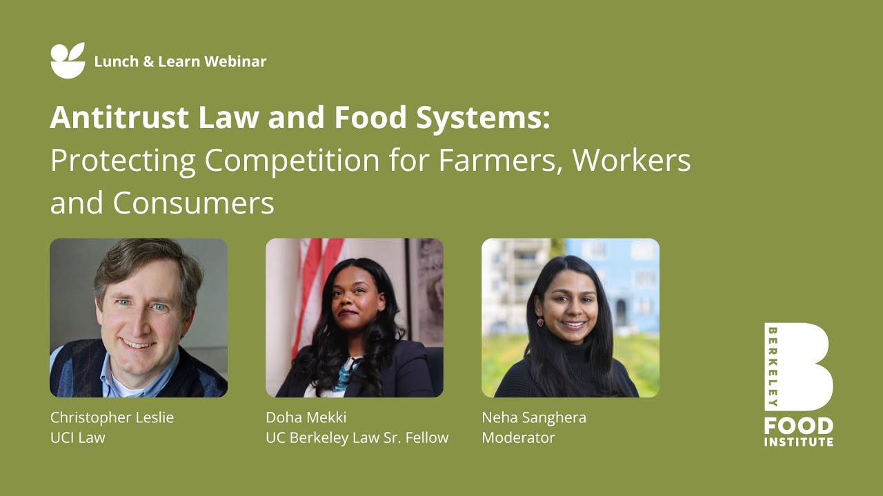 Antitrust Law and Food Systems: Protecting Competition for Farmers, Workers, and Consumers