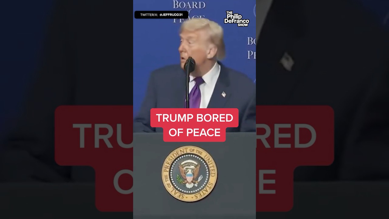 Trump Falls Asleep At His Own Board of Peace Meeting?!