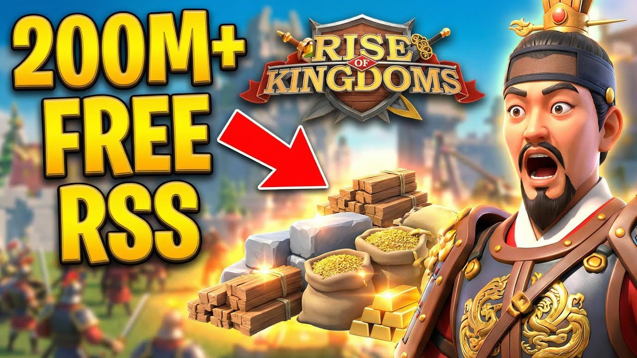 How to Farm 200 Million RSS Daily (F2P Guide) | Rise Of Kingdoms