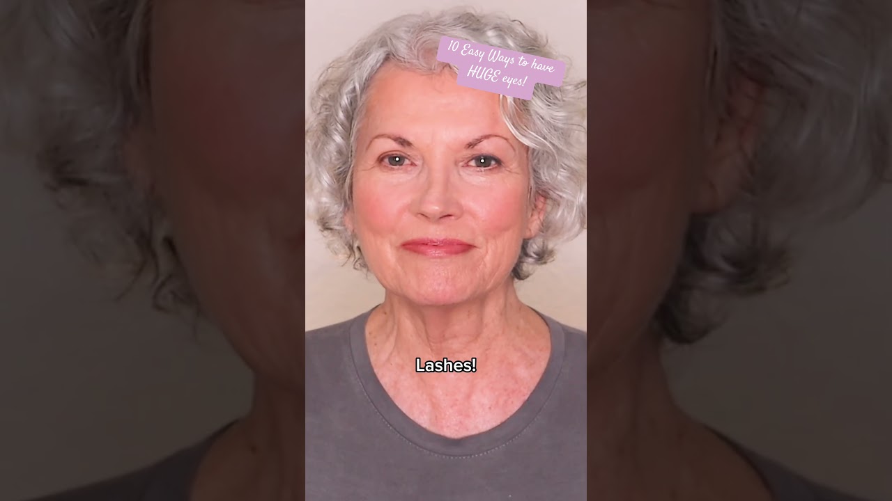 10 Easy Ways to Have HUGE Eyes! Pro-aging! @PrimePrometics #proaging #over50beauty #over60beauty