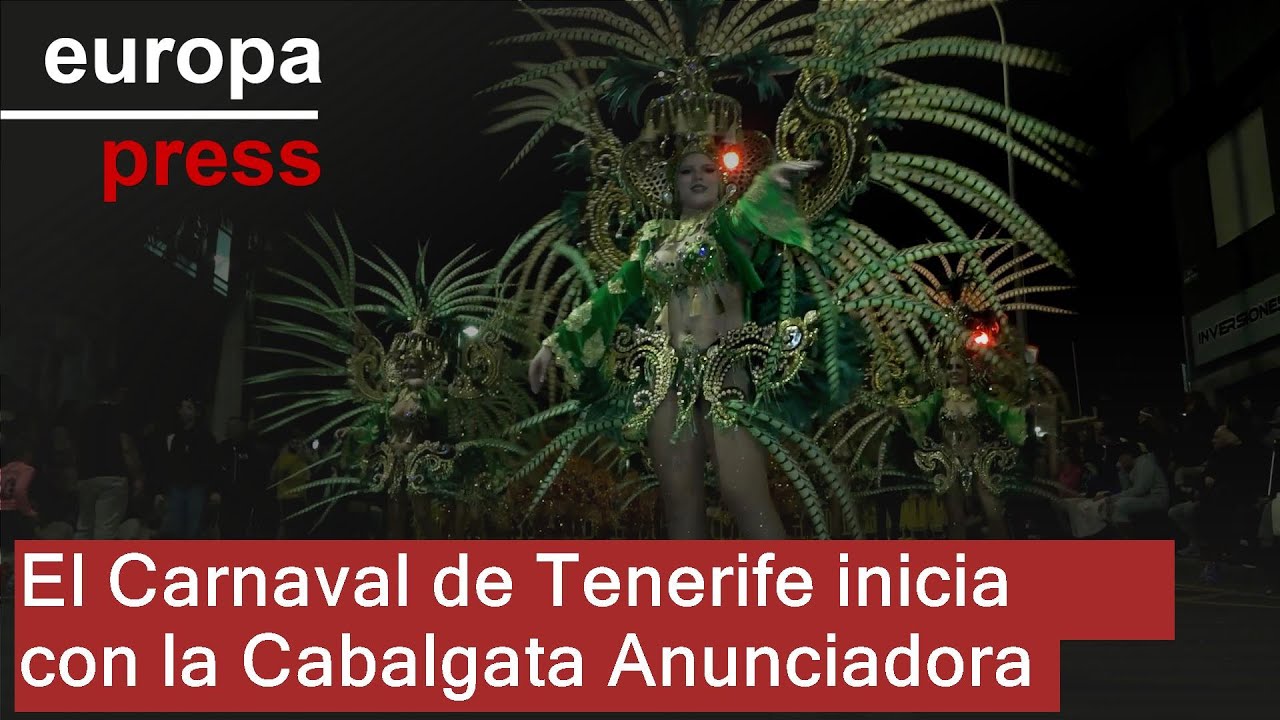 El Carnaval de Santa Cruz de Tenerife arranca con la Cabalgata Anunciadora