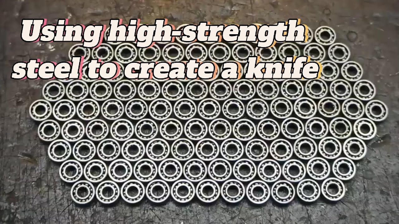 Using high strength steel to create a knife - Master Blacksmithing | Sharp Tools Channel