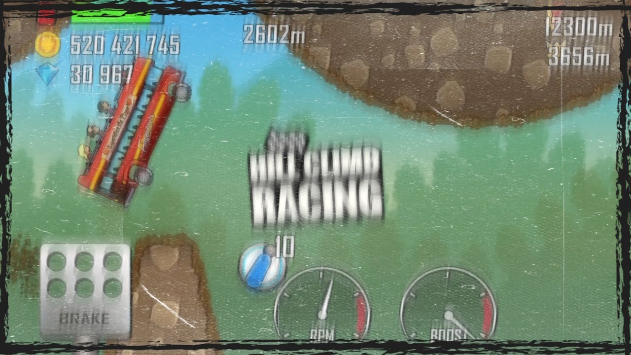 Hill Climb Racing: Tourist Bus & Boot Camp 6502m