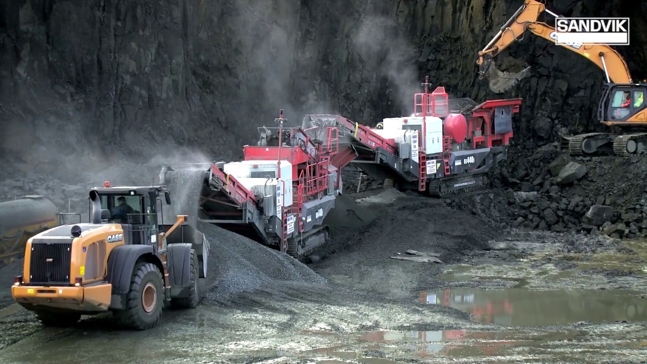 Sandvik U-440i Range mobile jaw and cone crushers overview video
