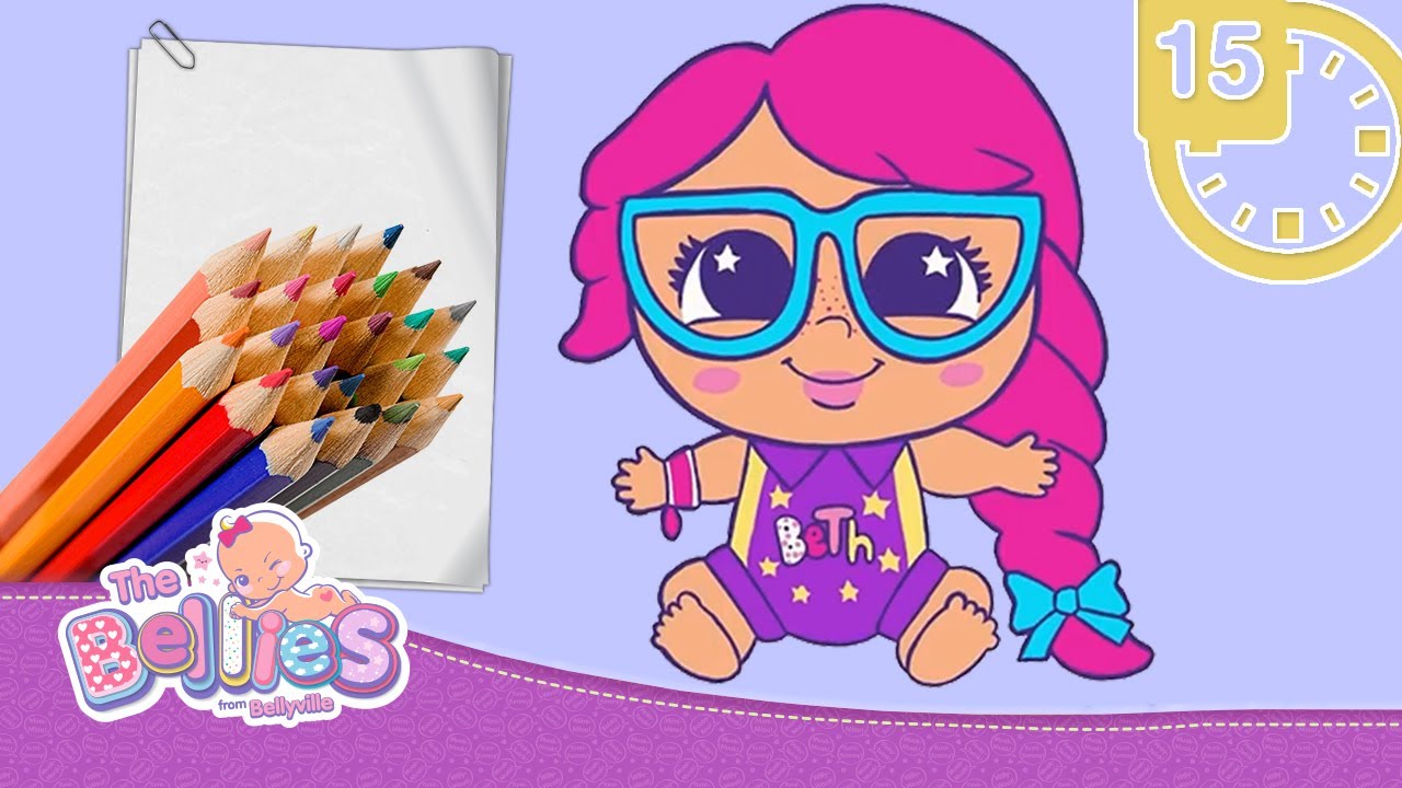 ¡DIBUJA a BETH! 🎂 CAPÍTULOS COMPLETOS APRENDE a DIBUJAR a los BELLIES (+15min) | The Bellies Babies