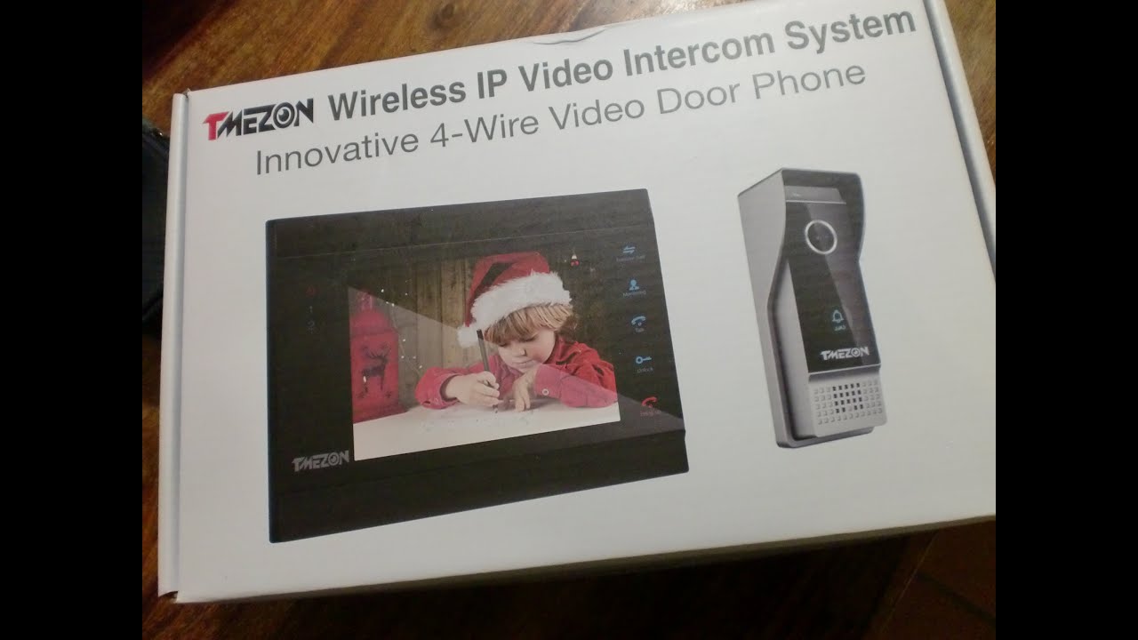Videocitofono TMEZON, unboxing e fissaggio con adattatori con misure per scatole civili 503 e 504