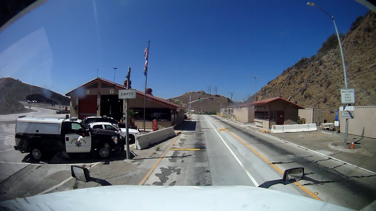 California Weight Watchers in Action//Weigh Station//DOT Scale House//I-101 North, near Ventura