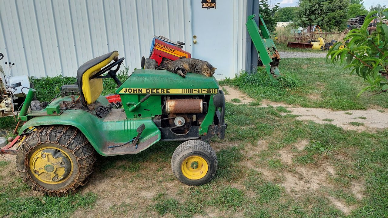 1985 john deere 212 will it start part #2