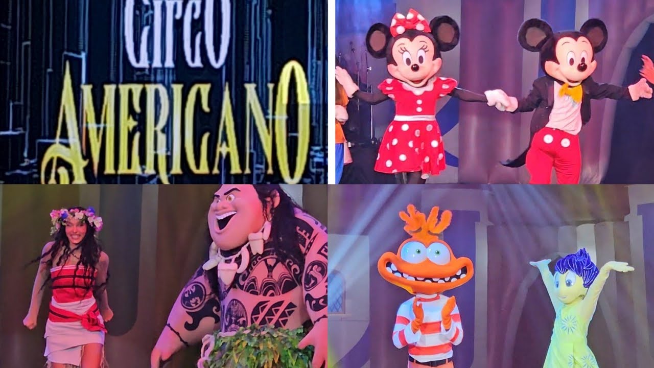 Circo Americano Espetáculo completo 2025 Especial Disney, Mickey Mouse, Frozen, Moana, Toy Story