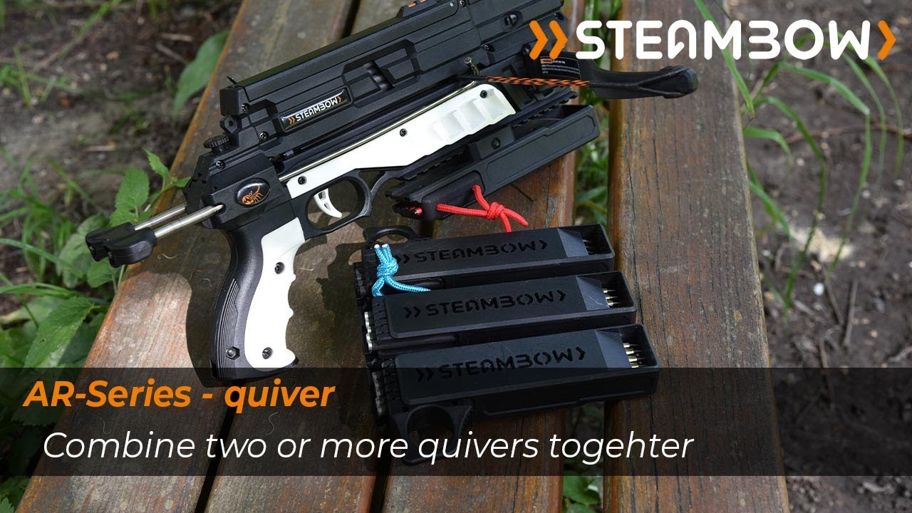 See how you can mount AR-6 Stinger II quivers as a pair: double the reloads
