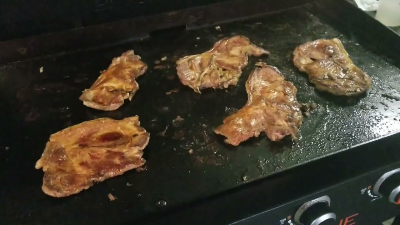 Porksteak and Fried Potatoes and Onions and a Hint of ......