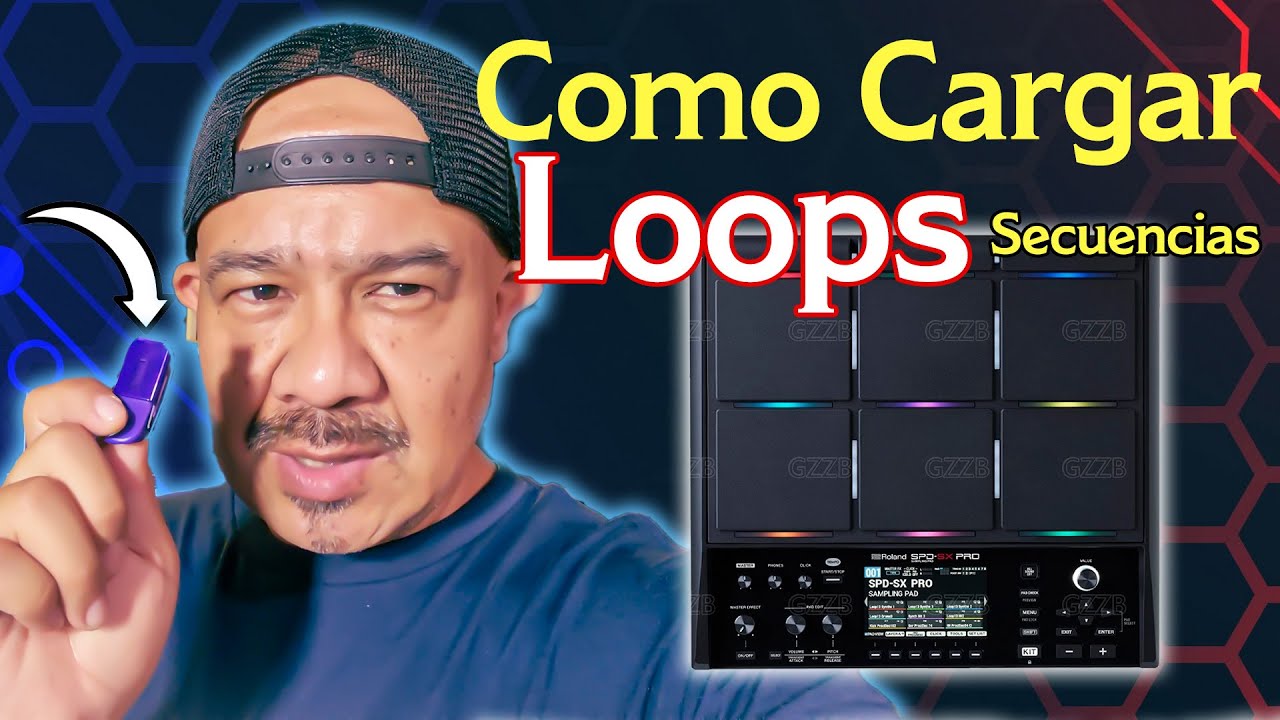 COMO INSTALAR LOOPS O SECUENCIAS EN TU ROLAND SPD SX PRO #rolandspdsxpro