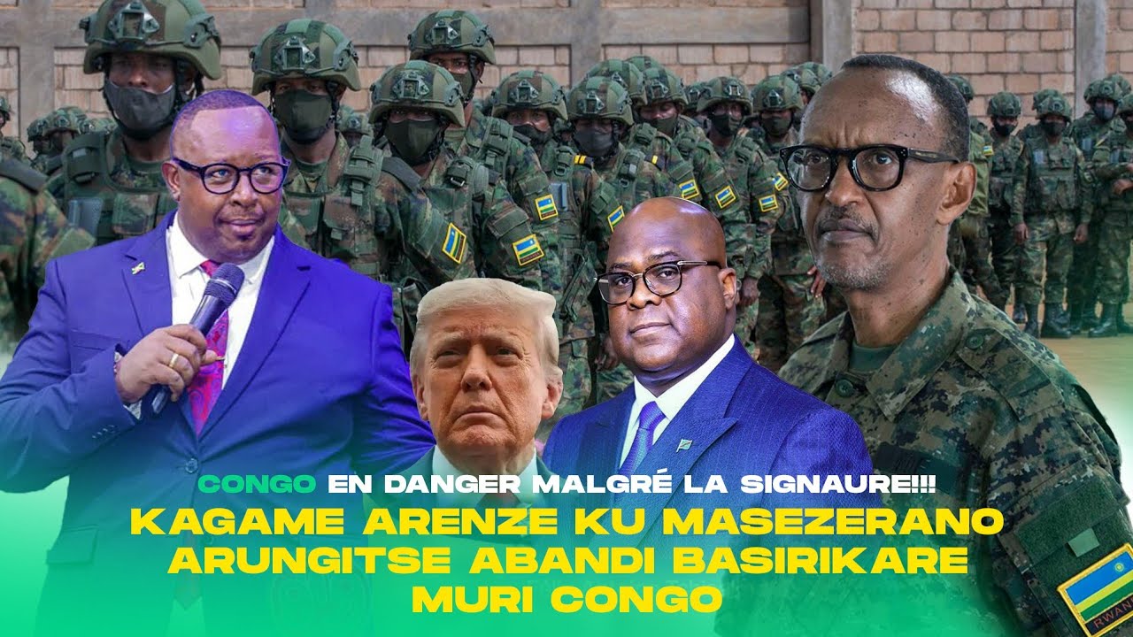 Apôtre MBAYAHAGA,KAGAME Yiyemeje Guhangara #AMERICA Inyuma Yo Gusinya AMASEZERANO Na #DRCONGO.