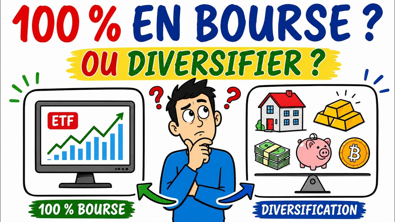 📈 Faut-il TOUT INVESTIR en BOURSE ? 🤔