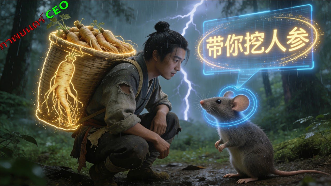 เสียงสัตว์นำโชค เด็กชายตามหนูเข้าป่า ขุดโสมพันปีเปลี่ยนชะตาคนทั้งแผ่นดิน