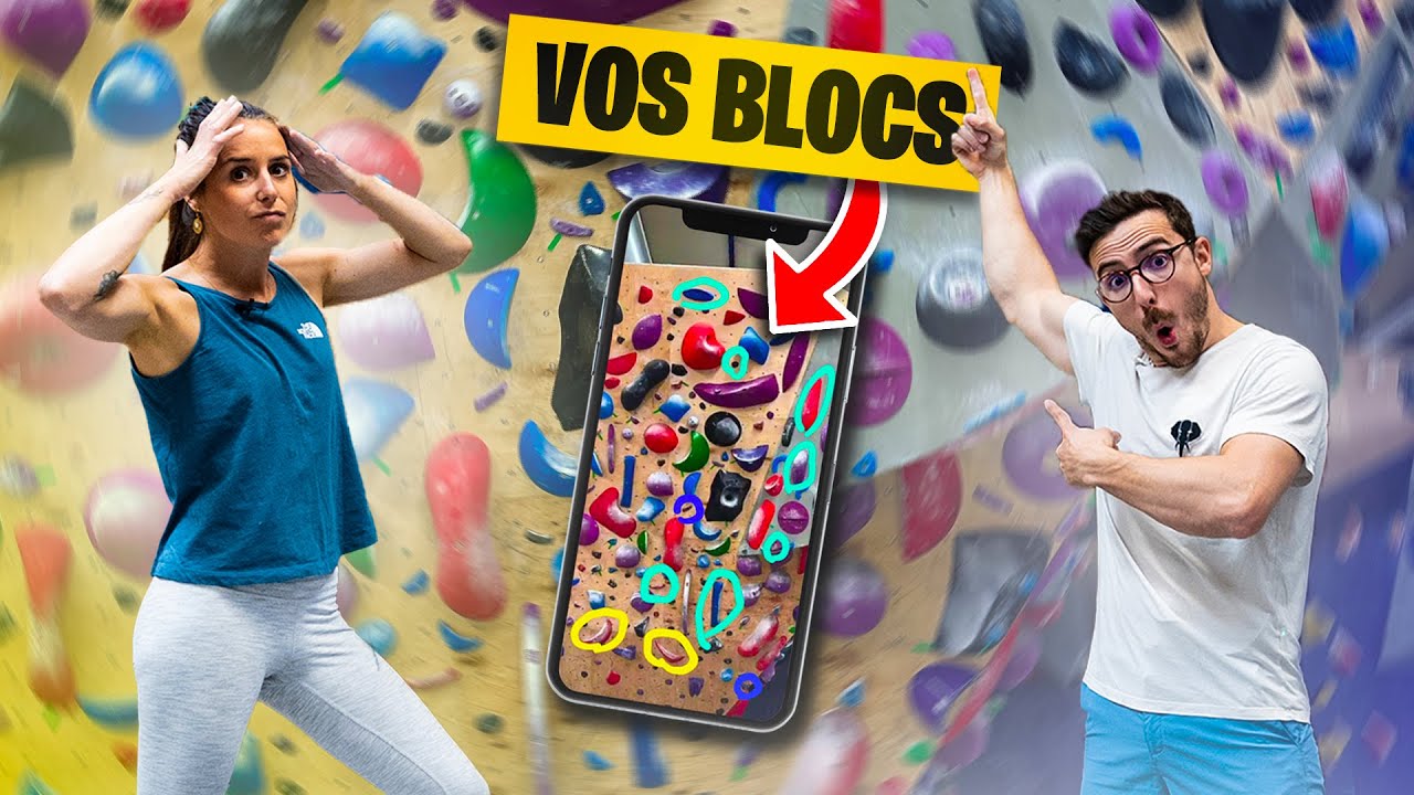 ON ESCALADE VOS BLOCS  (avec @mathildebecerra )
