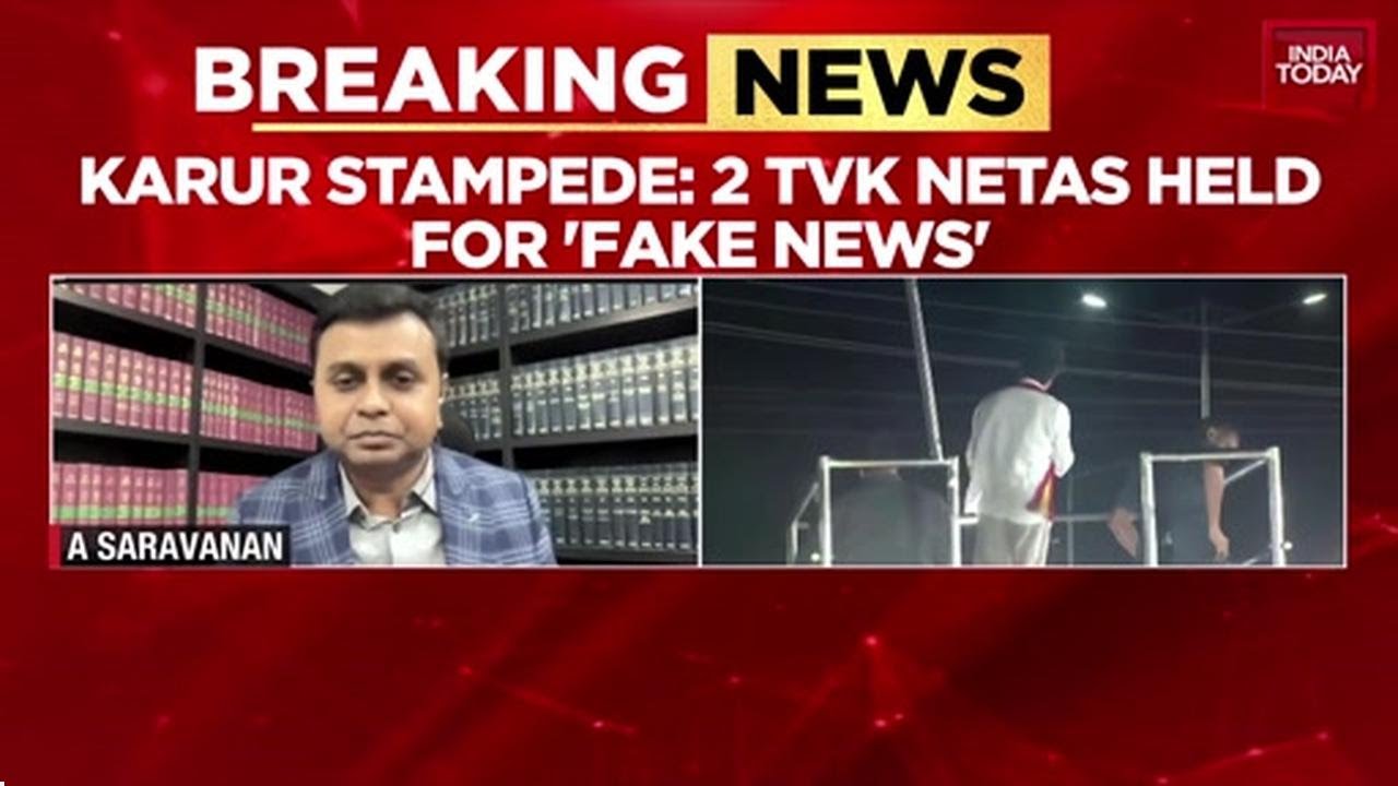 Kanur Stampede Aftermath: TVK Leaders Arrested For 'Rumours', Actor Vijay Silent