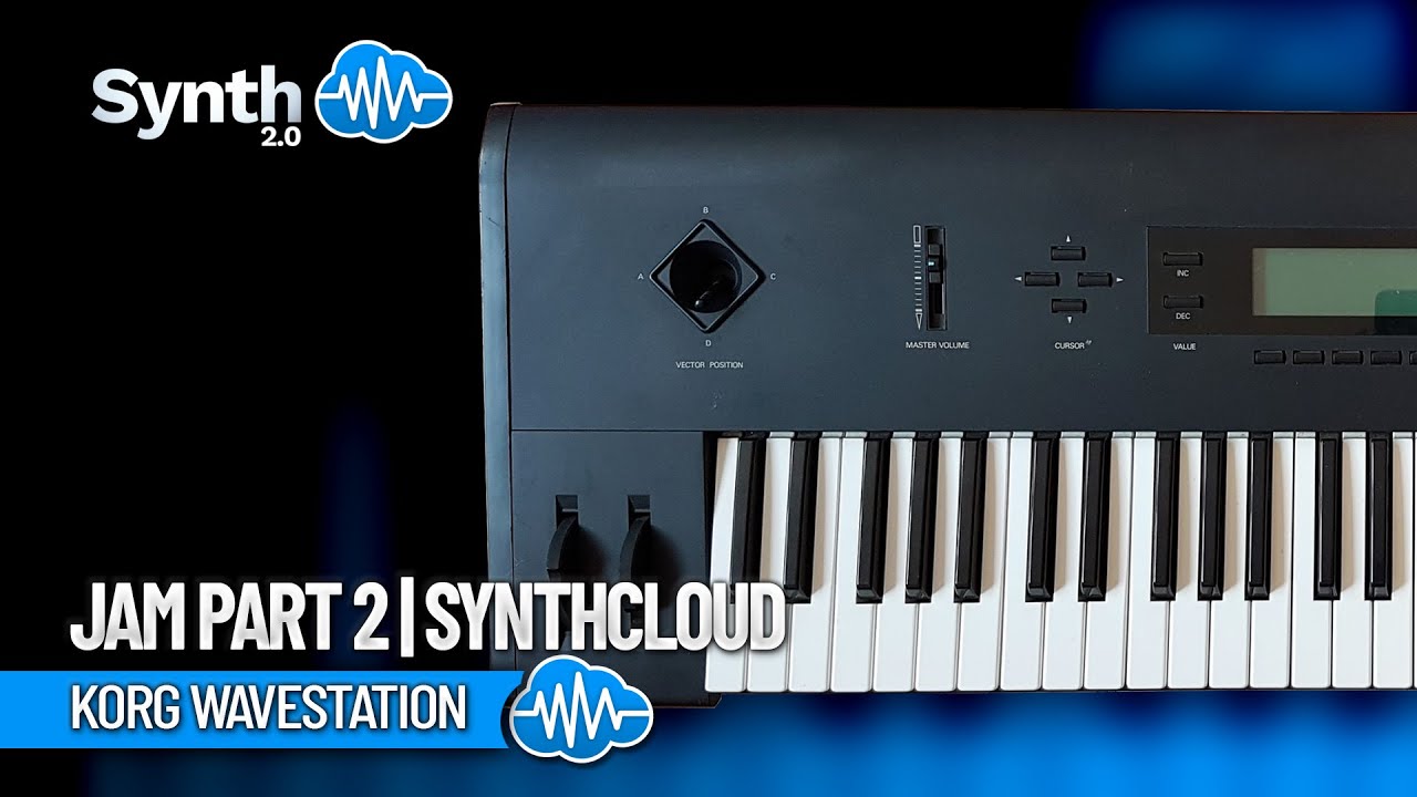 KORG WAVESTATION | Jam part 2 | Synthcloud