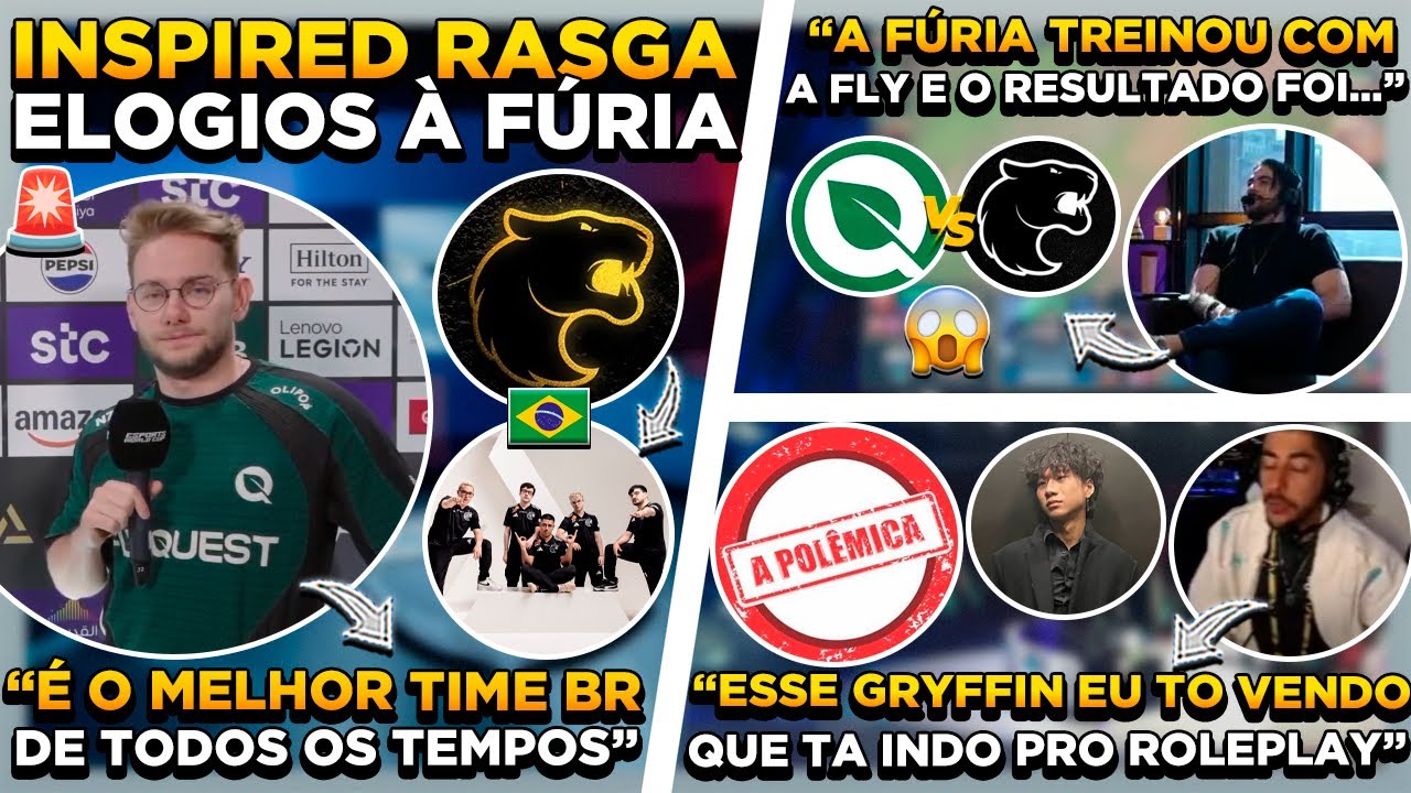 BOMBA ! FÚRIA MELHOR TIME BR DA HISTÓRIA ? TAY É SINCERO SOBRE LOUD ! SCHAEPPI VAZA SCRIM FUR x FLY