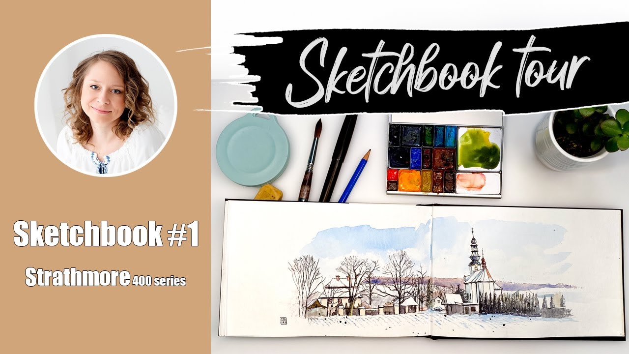 📖 Sketchbook Tour #1: My First Steps into Urban Sketching