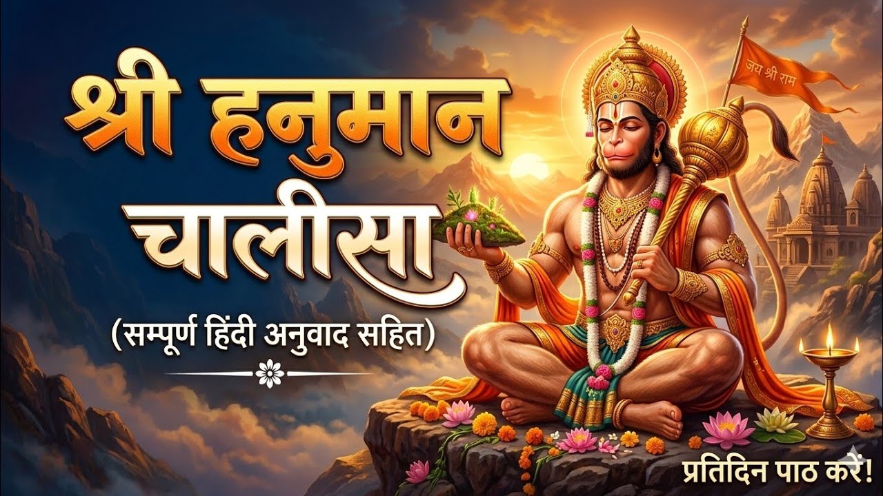 हनुमान चालीसा | Hanuman Chalisa Full | Bajrangbali Bhajan 2026 🔥