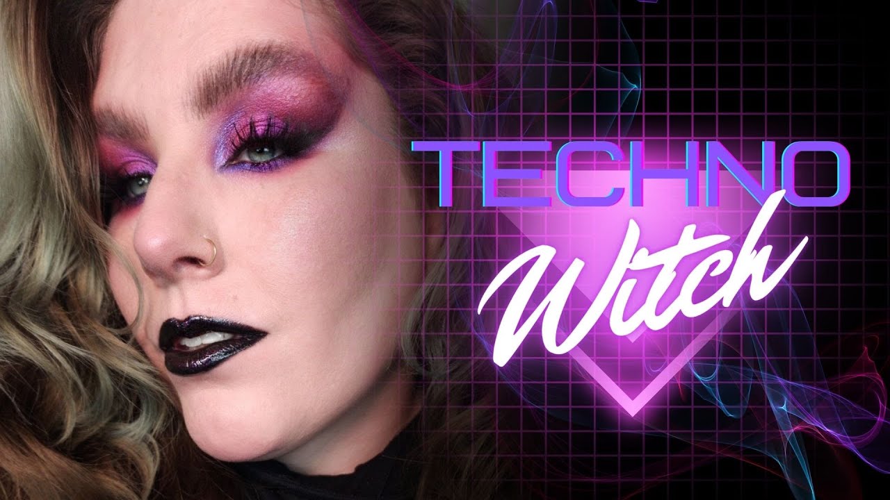 Techno Witch Makeup Look feat. Give Me Glow Bad Witch Palette