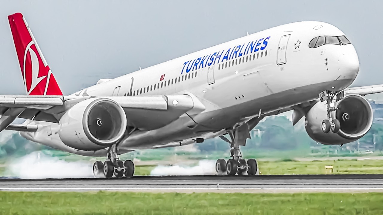 ✈️ 100 CLOSE UP TAKEOFFS and LANDINGS in 60 MINS at JAKARTA Soekarno-Hatta Airport Indonesia CGK 🇮🇩