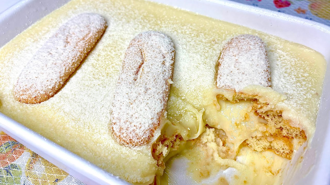 PAVÊ de leite ninho - APENAS 1 PASSO - Sobremesa gelada SIMPLES e RÁPIDA