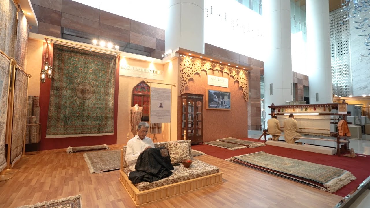 Introducing The New Swadesh Pavilion | Sozni Embroidery and Kal Baffi Carpets