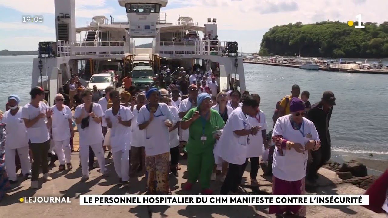 Le personnel hospitalier du CHM manifeste contre l'insécurité
