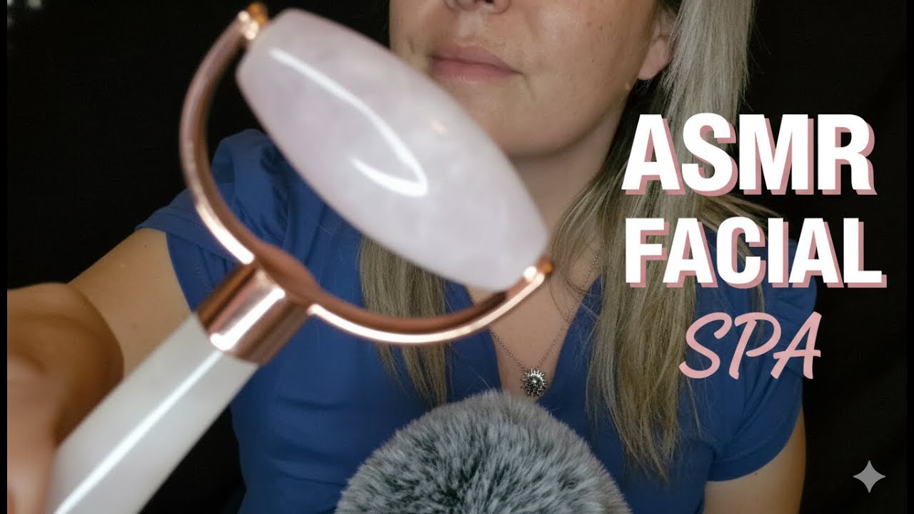 Relaxing Facial Treatment ASMR (no talking, no tapping)