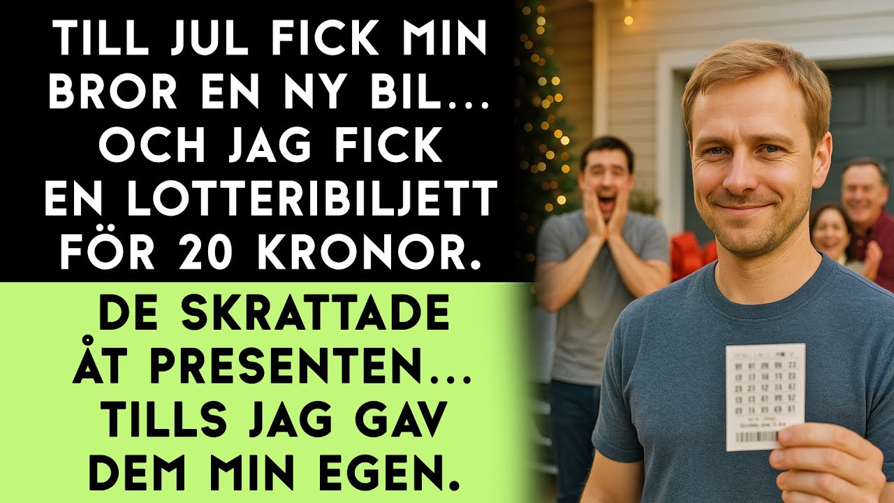 Mina föräldrar ville förnedra mig med en billig present… och gav mig en vinnande lotteribiljett