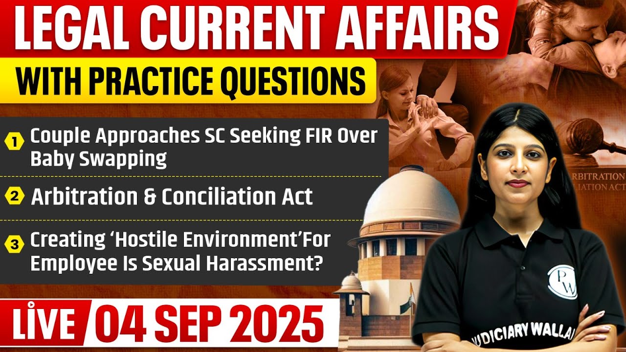 Legal Current Affairs Today | 4 September 2025 | Legal News | Judiciary/APO/ADA/ADPO | JudiciaryByPW
