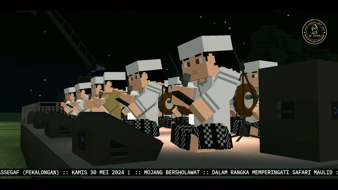 MOJANG BERSHOLAWAT Dalam Rangka Memperingati Safari Maulid Bersama Habib Ali Zainal Abidin Assegaf