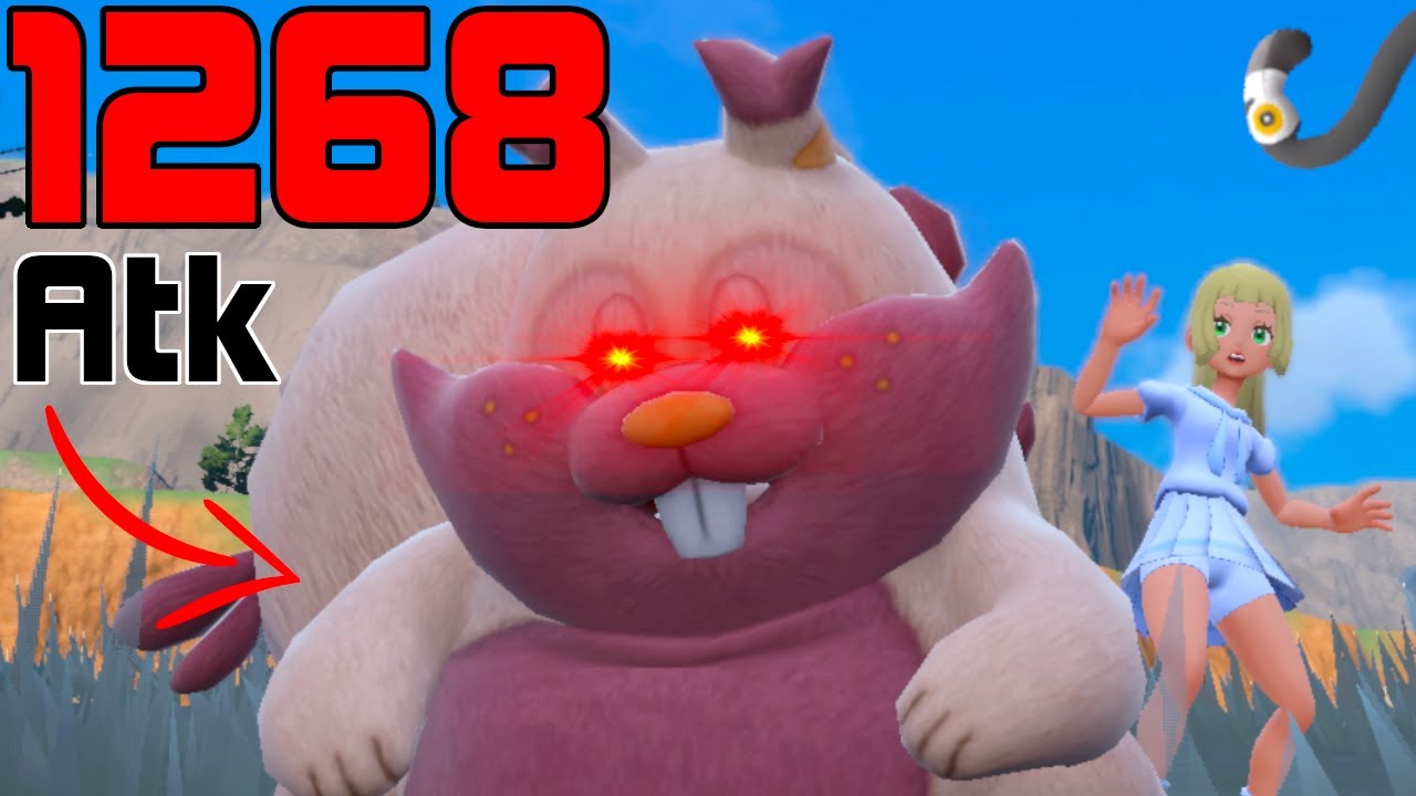 Greedent is the 𝐁𝐄𝐒𝐓 𝘉𝘦𝘭𝘭𝘺 𝘋𝘳𝘶𝘮 Pokémon in Scarlet & Violet