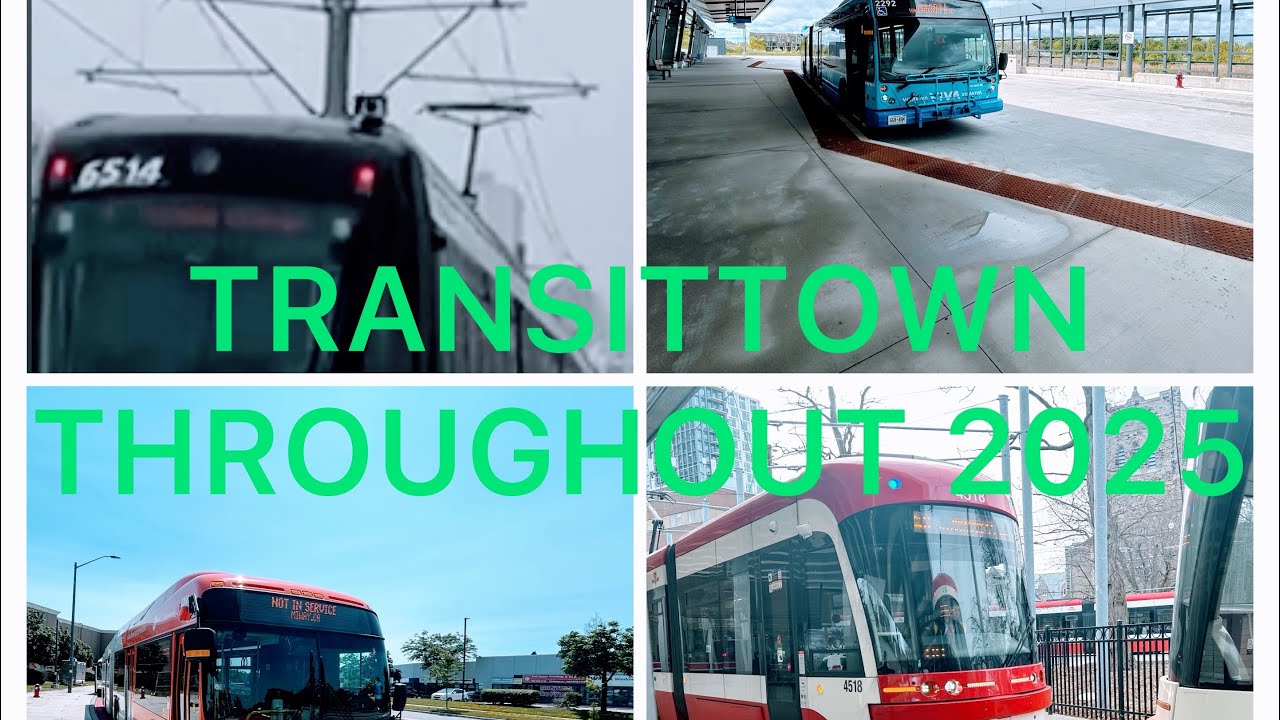 2025 Tribute:  A Year In Review (Transit Around Greater Toronto Area Compilation)