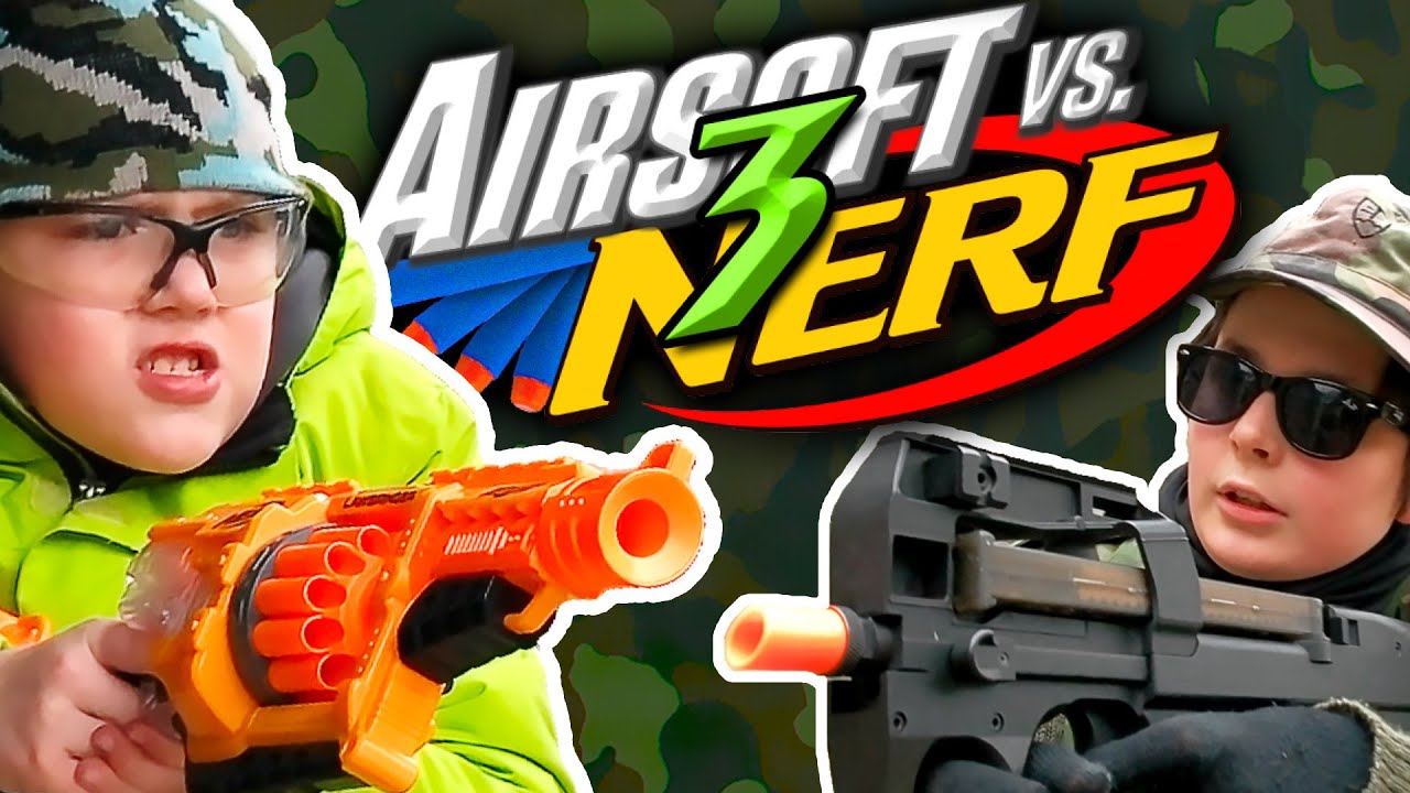 Airsoft vs Nerf 3