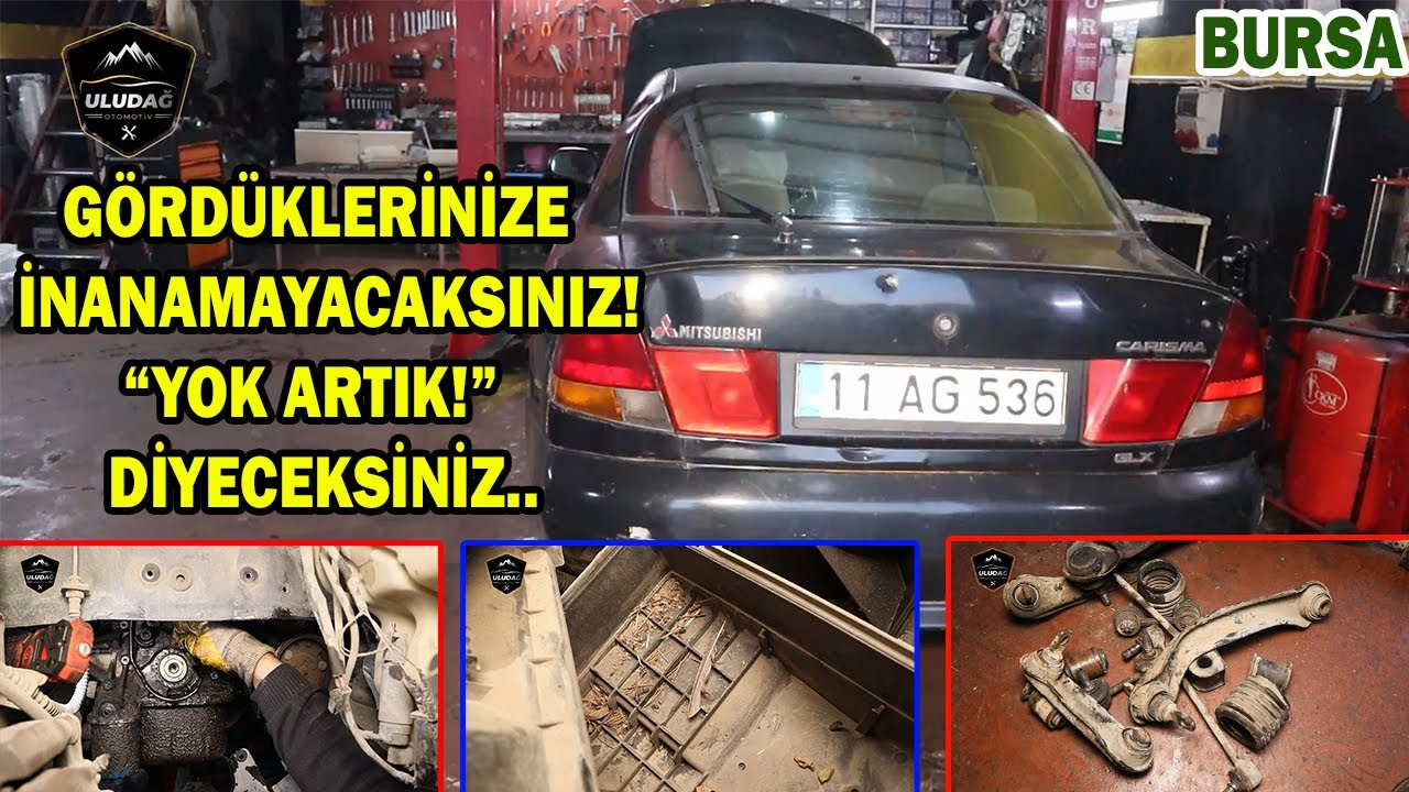 7 YIL TRİGER KAYIŞI - DEVİRDAİM - ALT TAKIM - MOTOR YAĞI DEĞİŞMEMİŞ ARABA! (Mıtsubıshı Carisma 1.6)