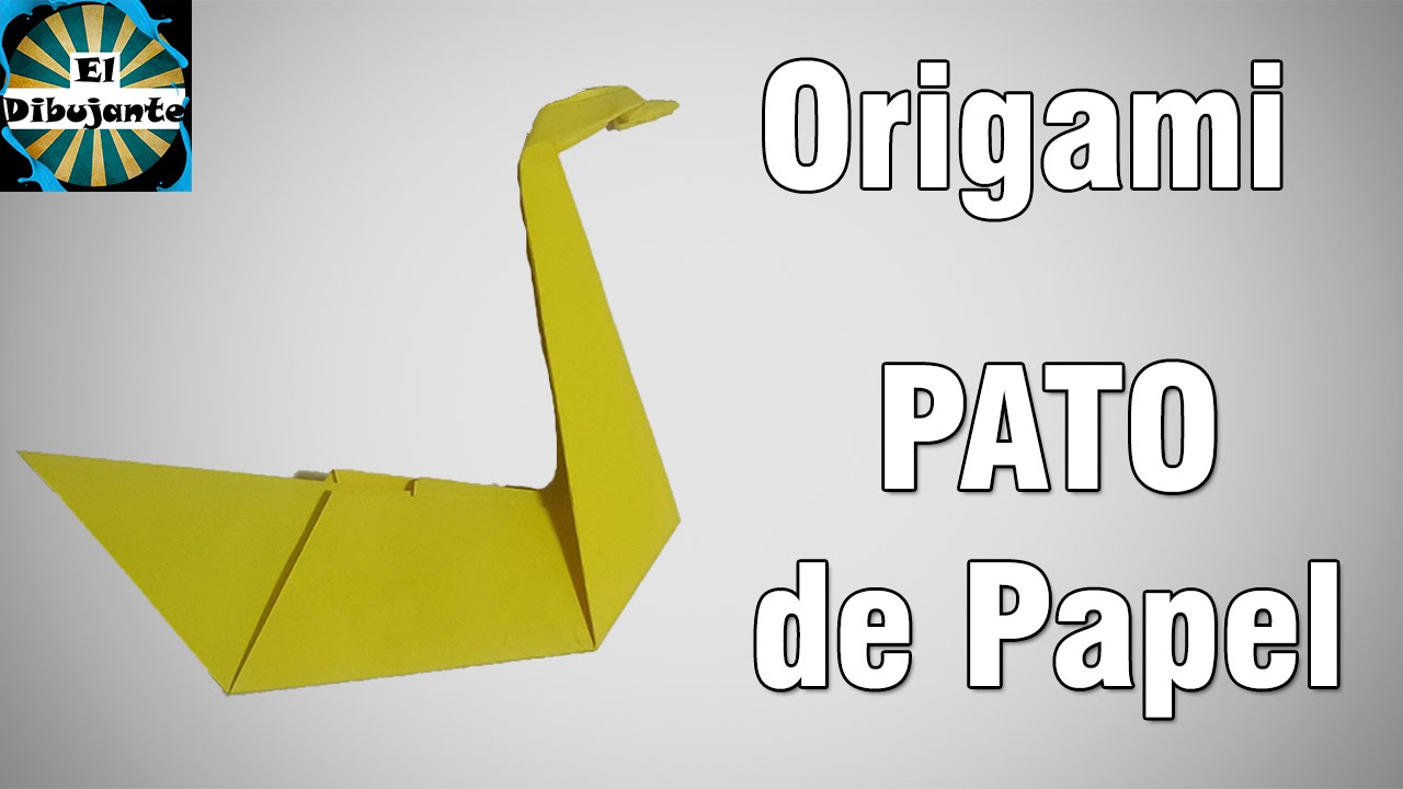 🔥 COMO HACER UN PATO DE PAPEL ORIGAMI MUY FACIL Y RÁPIDO PASO A PASO ▶ ☑️  Curso de Origami