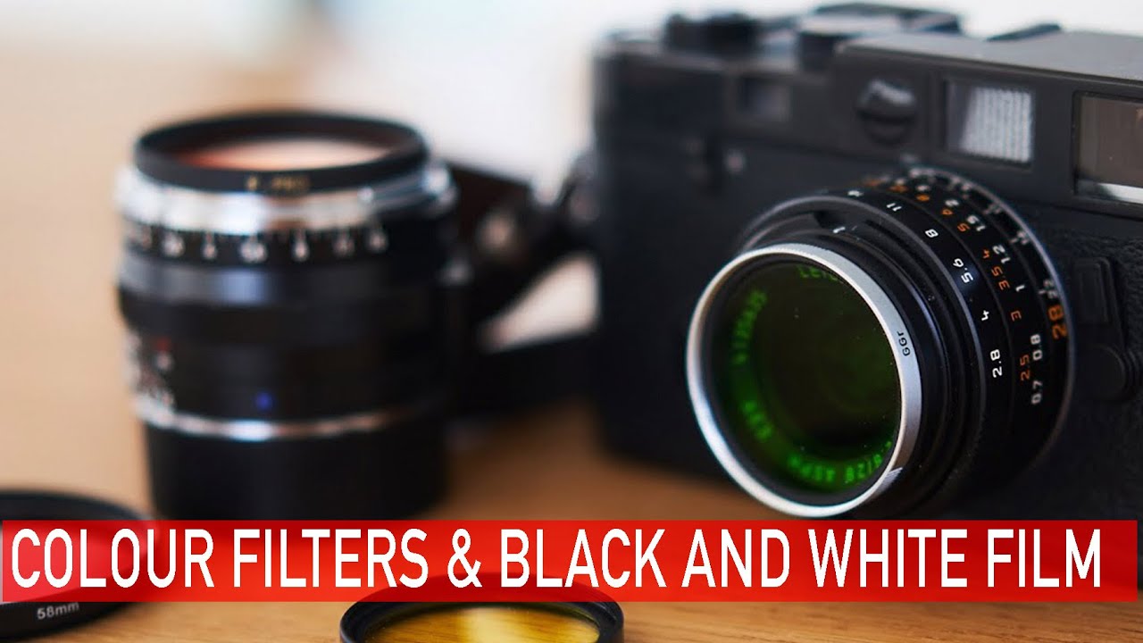 Colour Filters & Black and White Film