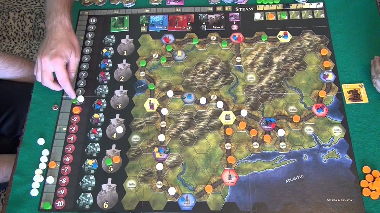 Steam - играем в настольную игру, board game