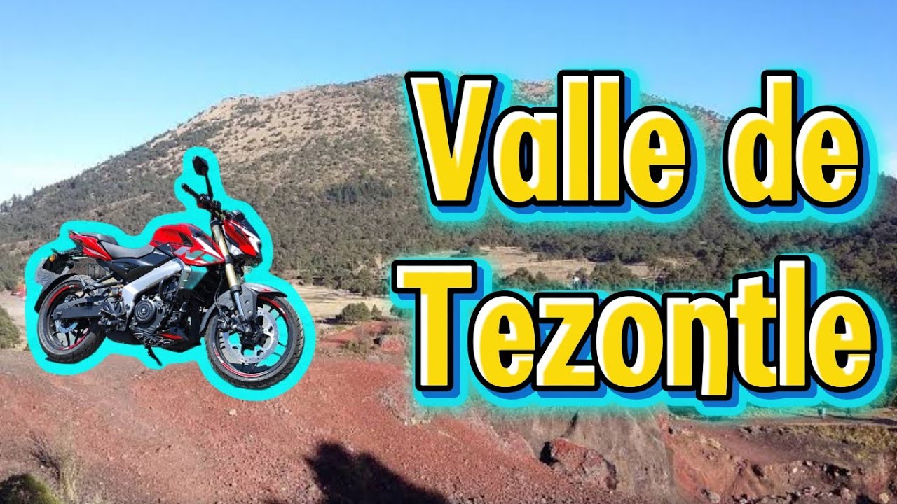 Rodando al valle de Tezontle en la pulsar Ns 400z 