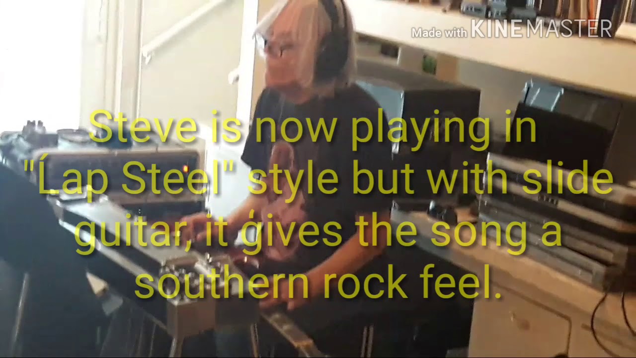 STEVE HINSON recording studio with RG