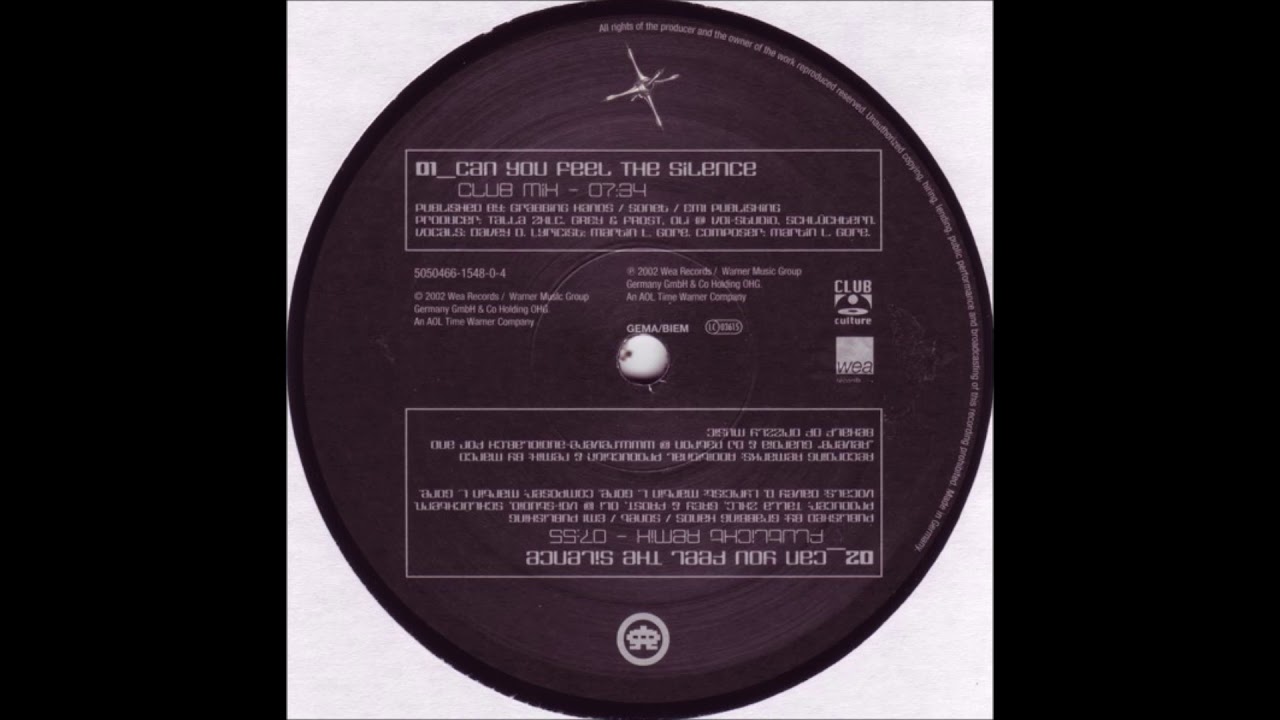 Talla 2XLC - Can You Feel The Silence (Club Mix) -2002-